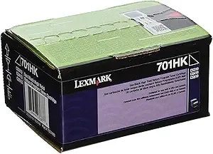 Lexmark 70c1hk0 Black High Yield Return Program Toner