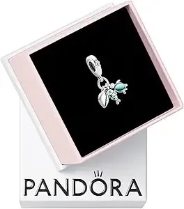 Pandora Fish, Sea Turtle & Conch Triple Dangle Charm Bracelet Charm Moments Bracelets - Stunning Women'S Jewelry - Made With Sterling Silver & Enamel