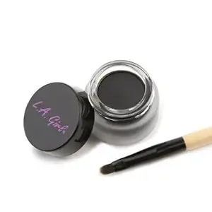 L.A. Girl Gel Liner Kit, Very Black gel722