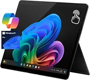 Microsoft Surface Pro 11 13" Copilot+ Pc, Ai Tablet, 2880x1920 120hz Lcd Touchscreen, 10-Core Qualcomm Snapdragon X Plus, 16gb Ram, 256gb Ssd, Wifi Only, Win 11 Pro, Black