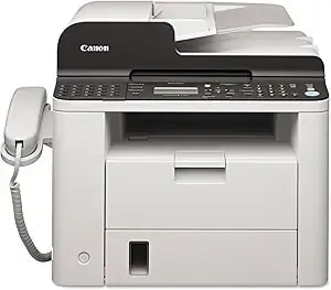 Canon Faxphone l190 - Monochrome Duplex Laser Fax With Copier, 30 Sheet Auto Document Feeder, 1 Year Limited Warranty, 26 Ppm, White